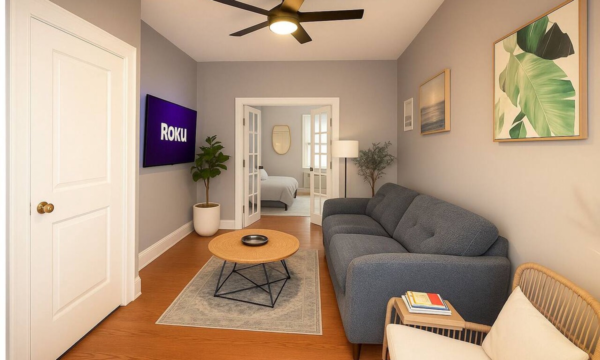 Hoboken Apartment | 𖡡 Spring Suite in Hoboken - 1BR Apt - near NYC