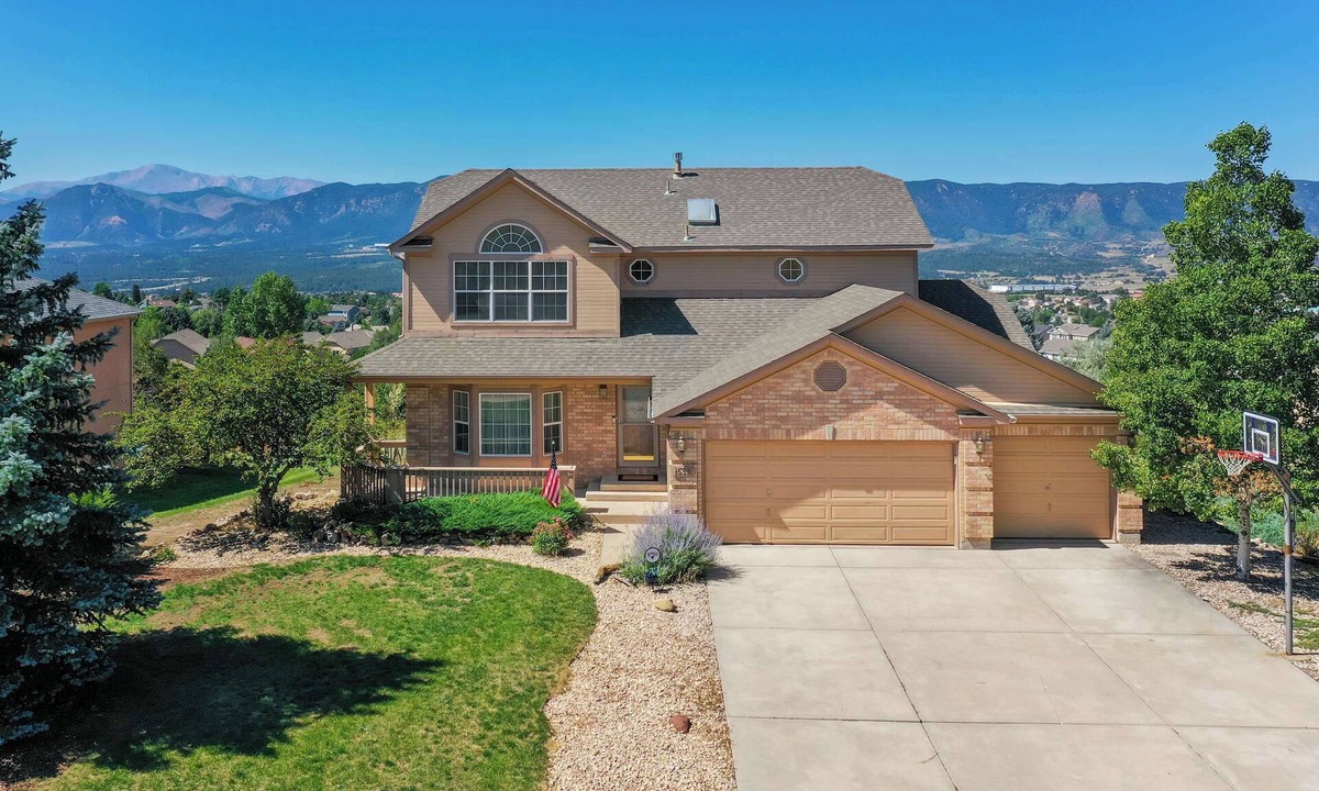 Colorado Springs House | Air Force Academy Base with Deck and Mountain View