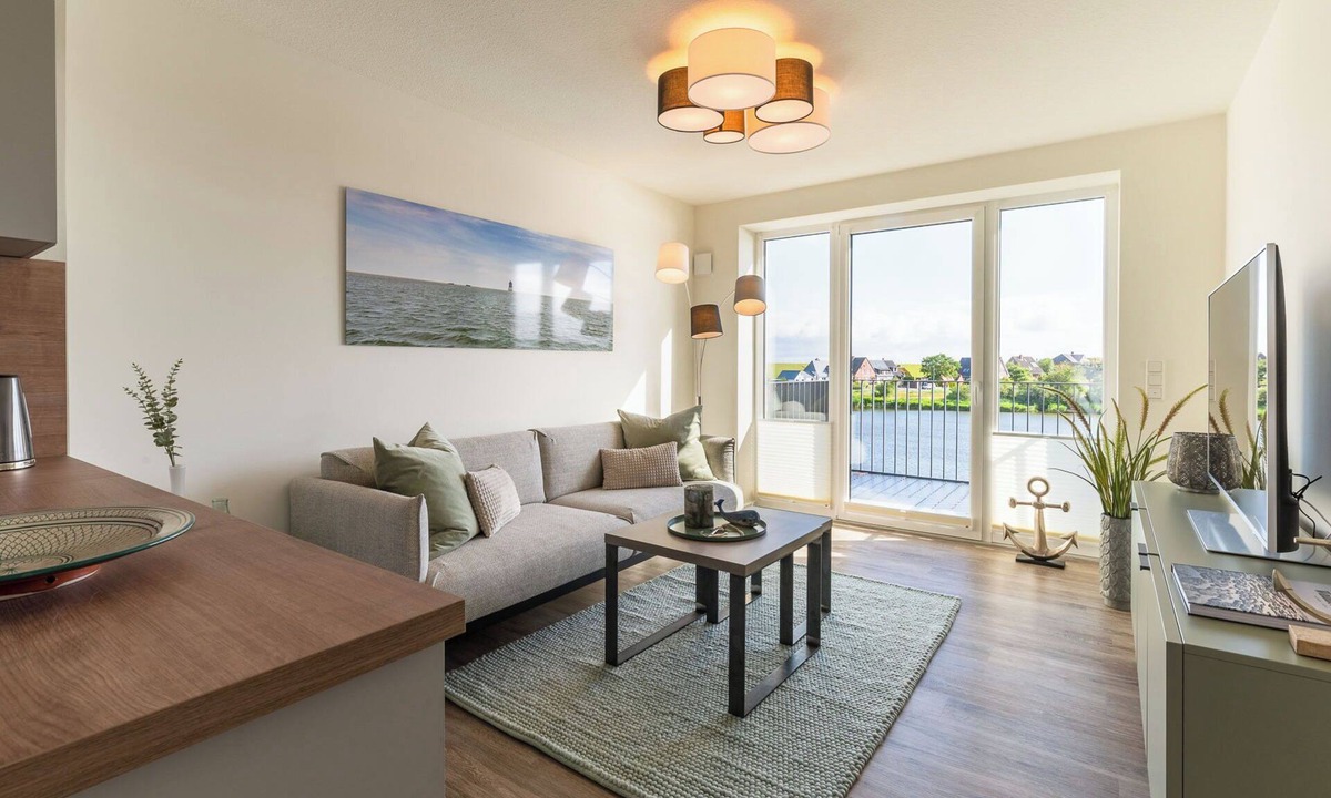 Nordstrand Apartment | Apartment "Ankergold" with Dike View, Balcony & Wi-Fi