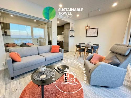 Kalajoki Ski Chalet | Aurinkoranta B4 merinäköalalla