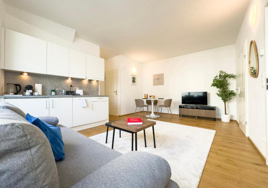 Heiligenstadt Apartment | Avío, Modern 1 Bedroom Apartment, TV