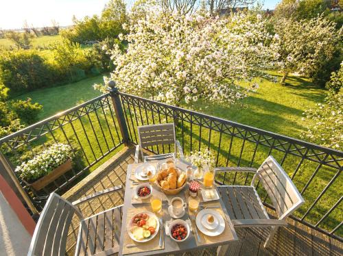 Sahrensdorf Apartment | Bauernhaus 1 -Lund, mit Balkon-