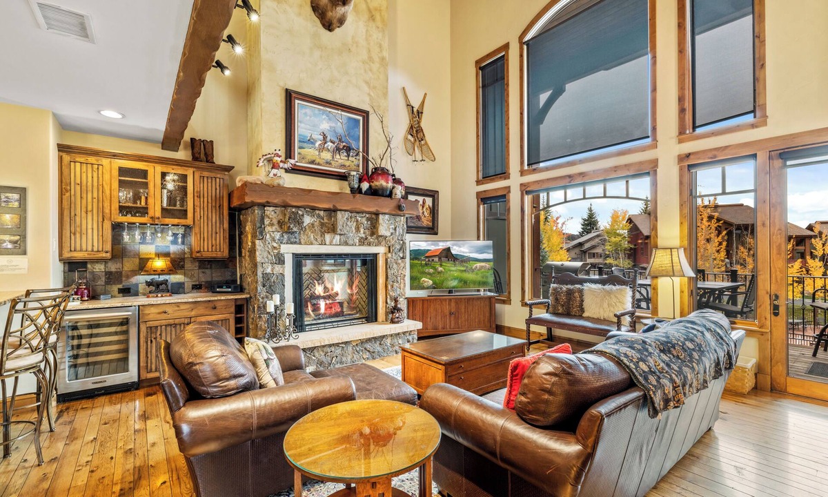 Steamboat Springs House | Cimarron #2 - walk to base, winter ski shuttle, private deck spa, Mountain views!