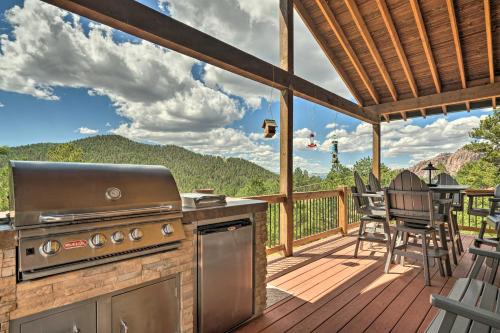 Cripple Creek House | Cripple Creek Mountain Getaway w/Hot Tub & Views!