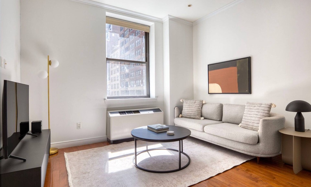 Garment District Apartment | Delightful Midtown 1BR w/Gym & Elev, close to Times Sq, by Blueground