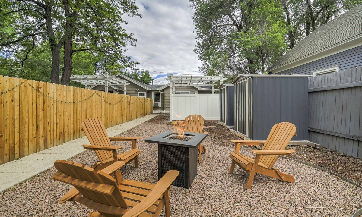 Central Colorado Springs House | Euro Cottage! Downtown Home w BBQ & Fire Pit