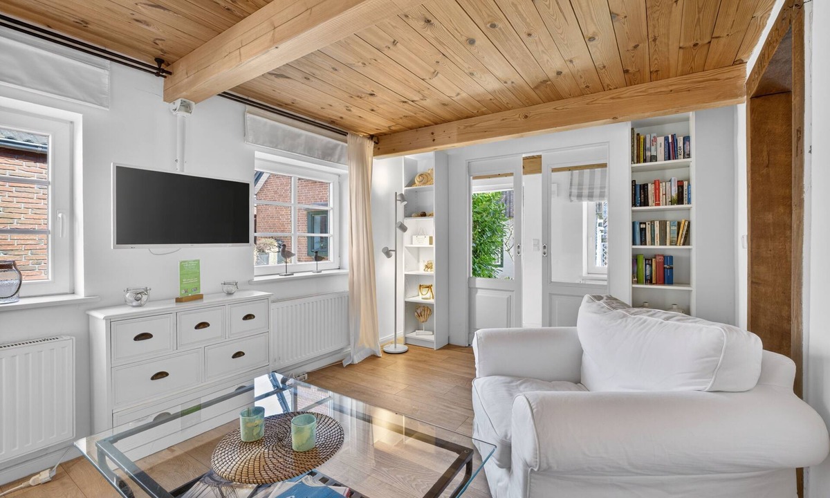 Maasholm Apartment | Ferienwohnung mit Eigenem Eingang und Terrasse im Historischen Fischerhaus