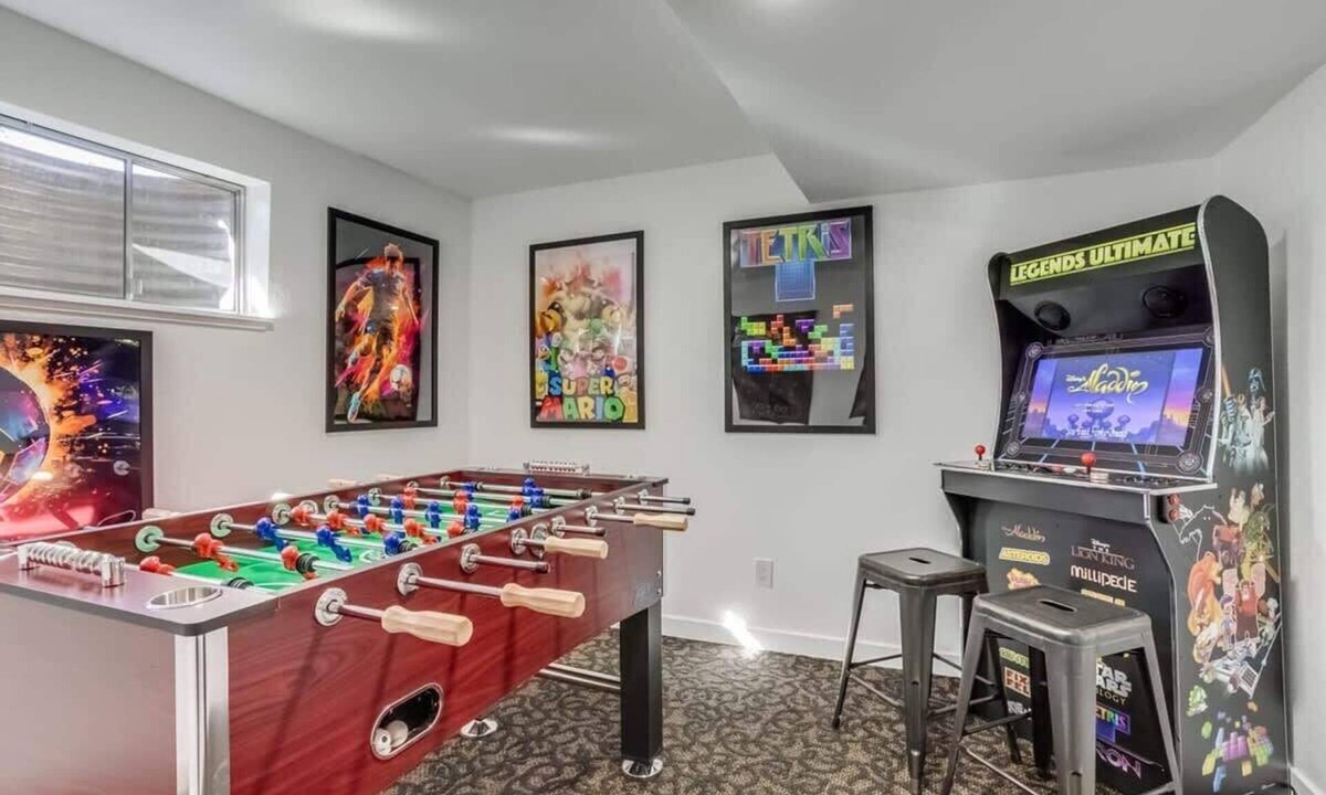 Parkborough House | Gameroom and Theater in a breathtaking home