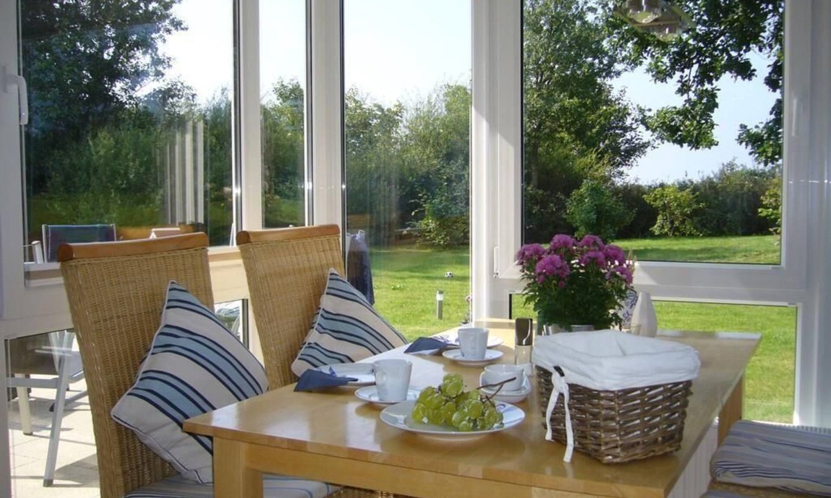 Alt Gaarz House | Holiday house with a big terrace and a wonderful view