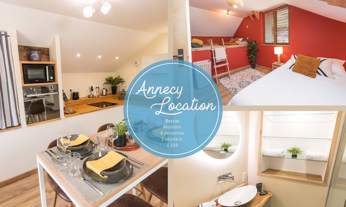 Montmin Apartment | La Beccaz - Cosy T2 with sauna, garden and mountain view.