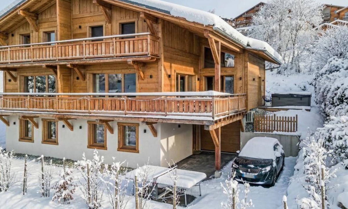 Combloux Ski Chalet | Le Tiki Mont Blanc Chalet Avec Jacuzzi et vue Mont Blanc