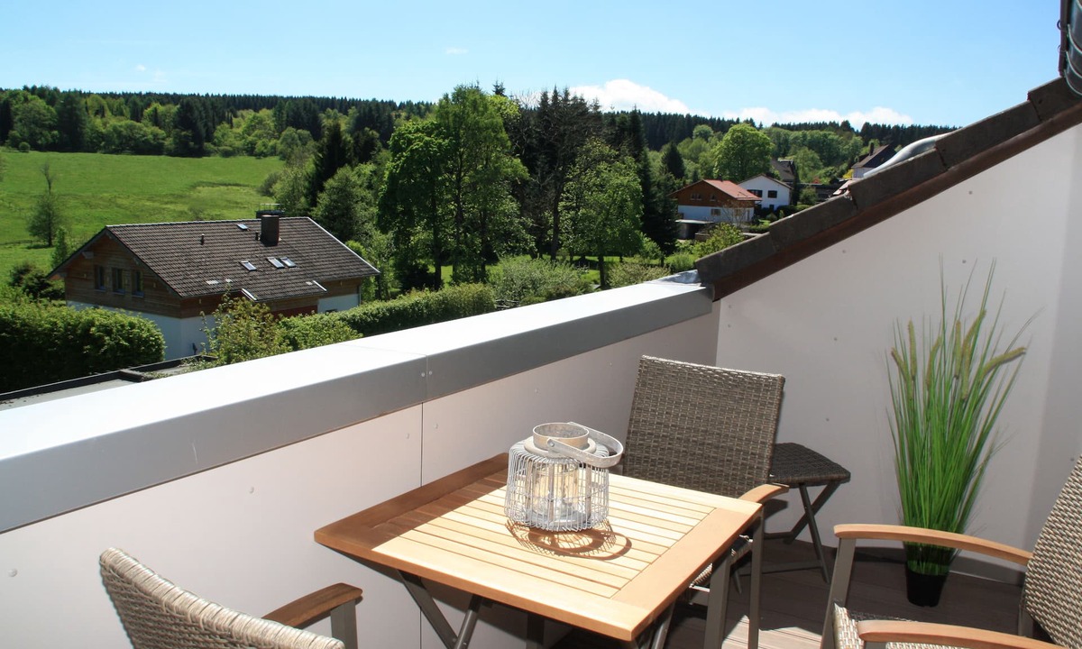Braunlage Apartment | LOGE 01 | Bright, high-quality 3-room vacation apartment with a stunning view