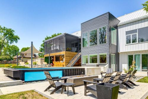 Bucyrus House | Modern Home with shipping Container Pool