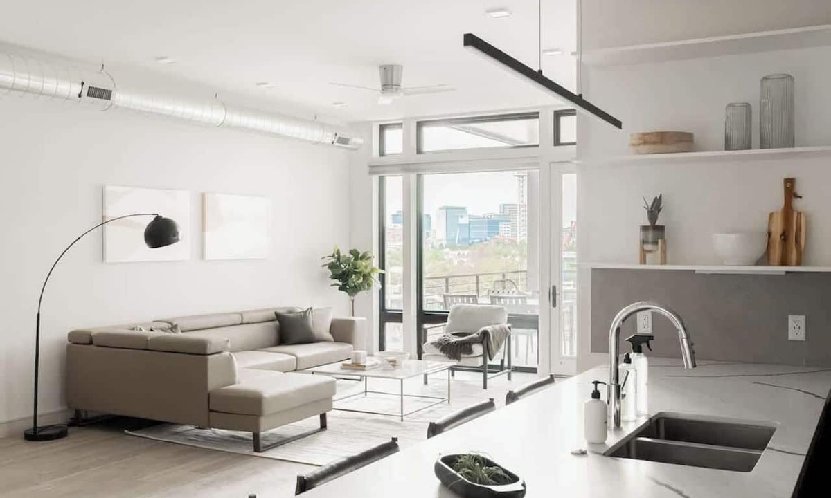 Jefferson Park Condo | Modern Penthouse | Private Skyline Balcony
