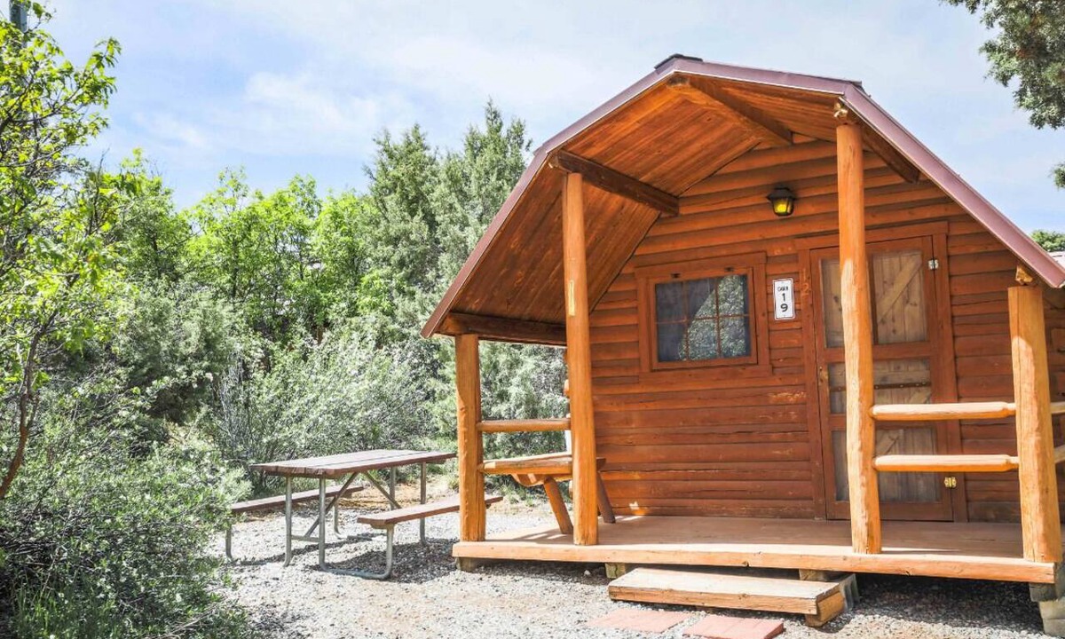 Durango - Purgatory Cabin | Rustic Cabin (Sleeps 4) - The Camping Cabin sleeps a maximum of 4. Bring your own linens.