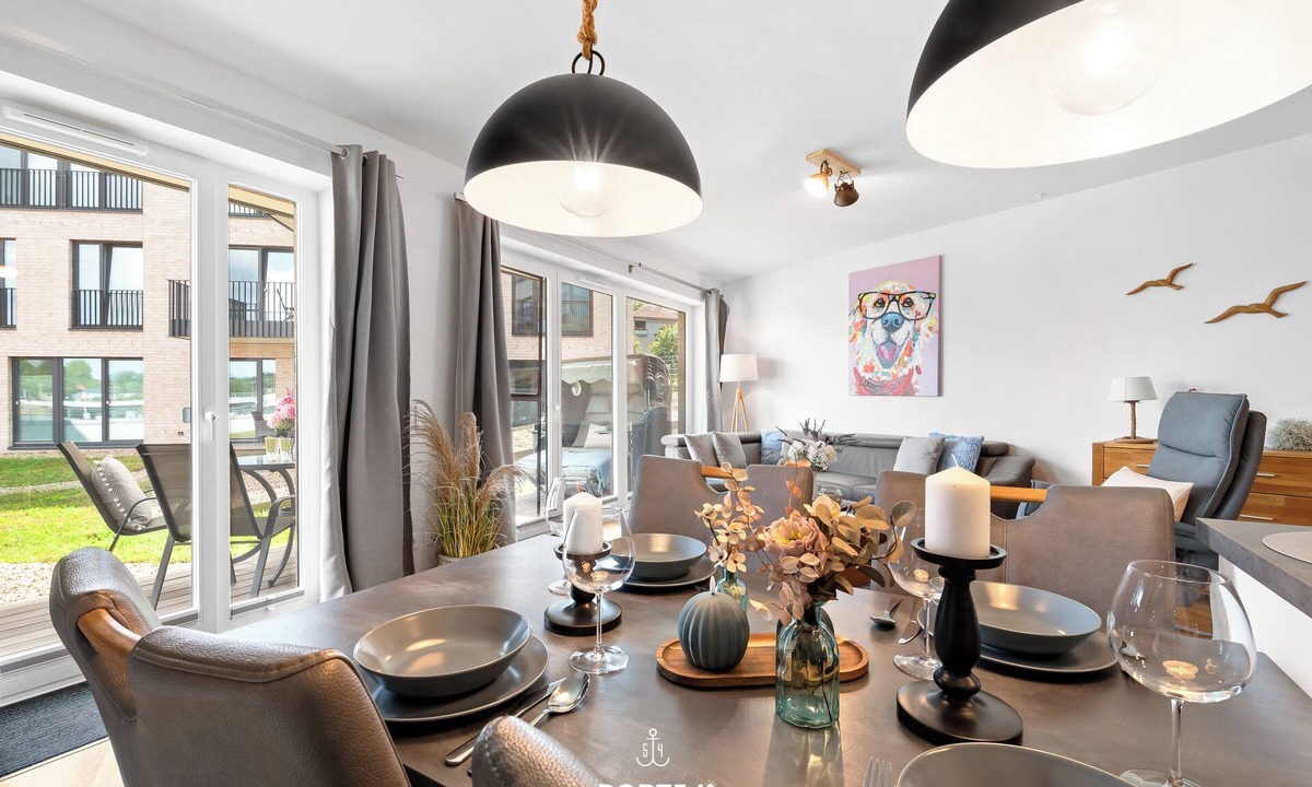 Kappeln Apartment | Schleiquartier - Harbor View,Terrace, Beach Chair, Elevator, Underground Parking