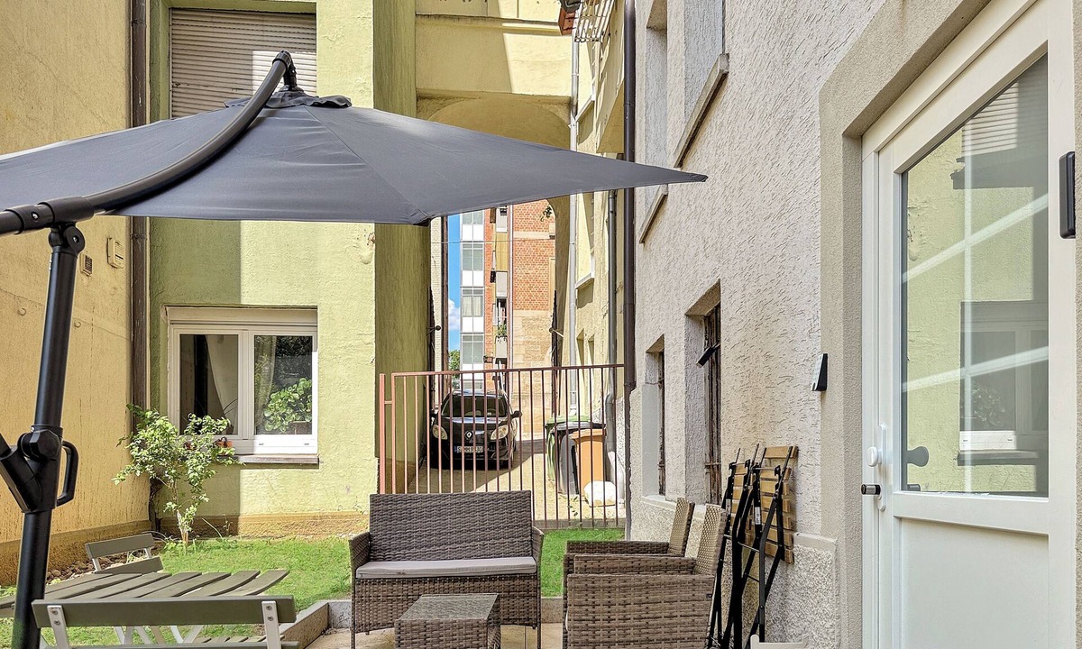 Bopser Apartment | Stgt Gartenwohnung mit Patio – 4 Pers.