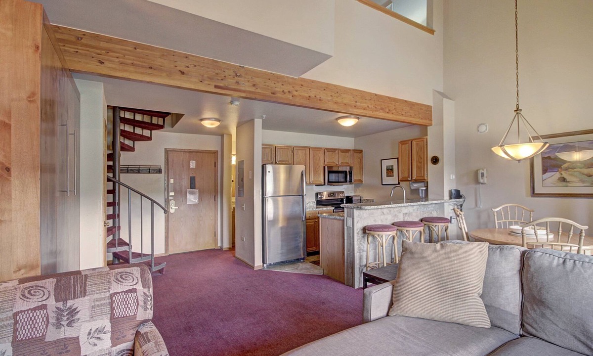 Historic District Condo | Studio with Loft In the heart of Breckenridge