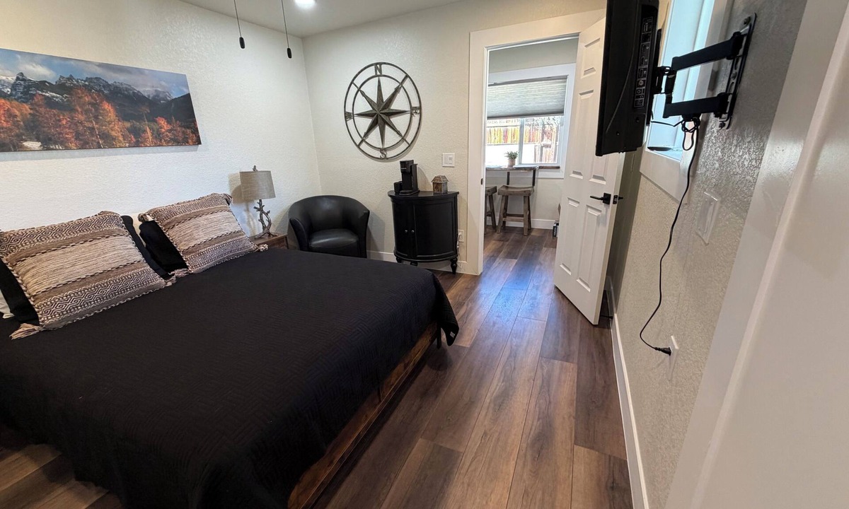 Columbine Apartment | The Cowboy - western inspired them @ the Little Littleton Village
