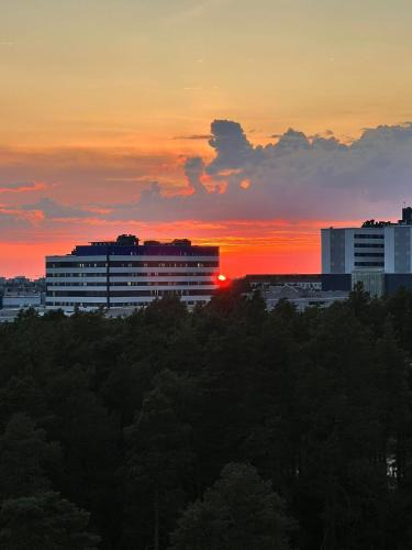 Oulu Apartment | TOPI TOP-floor Apartment, Balcony, parking