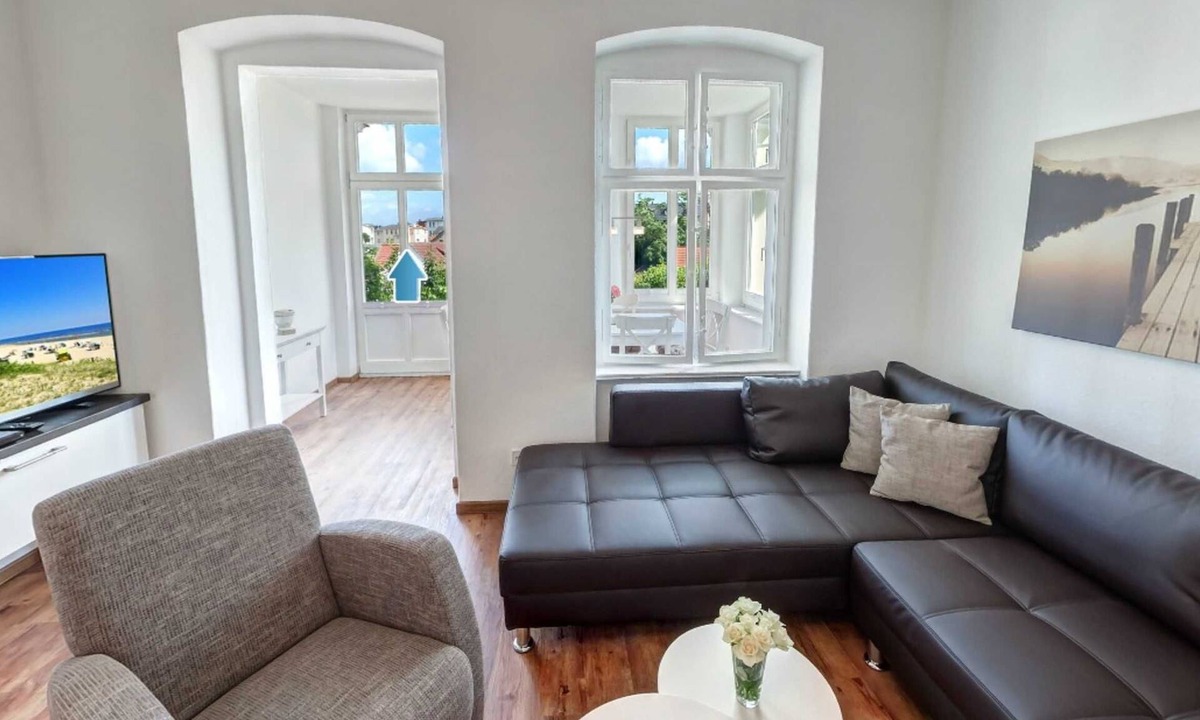 Ahlbeck Apartment | Villa Margarete Whg. 4 - Villa Margarete, BEACH NEXT