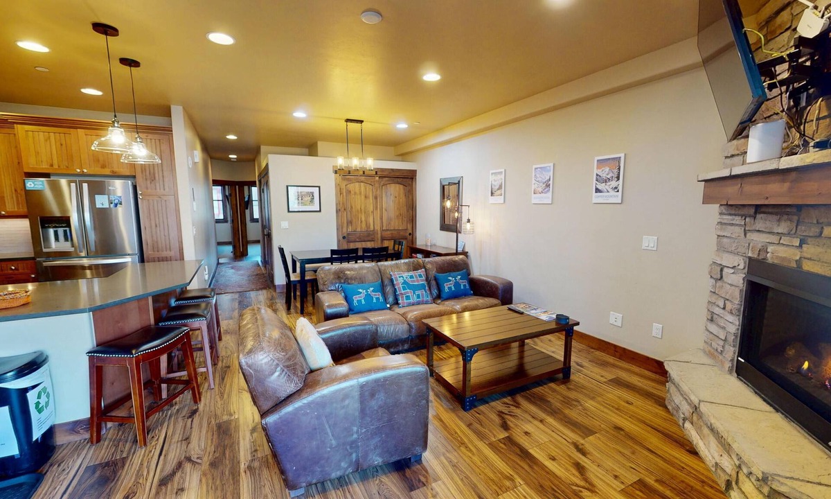 Silverthorne Condo | Walk to Dining, Shops, Events, Theater, Weddings! Near Rec Center Pool