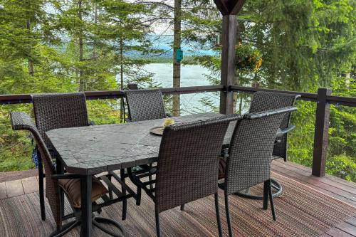 Sandpoint House | Waterfront Gem on the River! Hot Tub & Boat Dock!