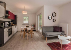 Modern vacation apartment in Heringsdorf with garden - close to the beach and family-friendly