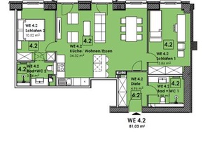Prora - Ferienwohnung mit Sauna und Waschmaschine - Meerlust