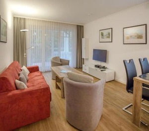 Komfortplus Appartement Schlafzimmer Und Balkon 