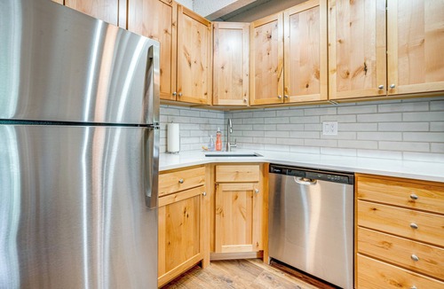 Frisco Condo | 2 Blocks to Main St: Downtown Frisco Condo!