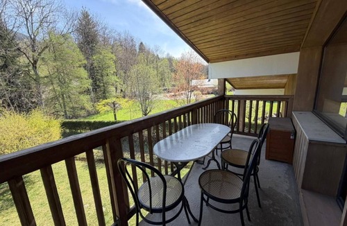 Demi-Quartier Apartment | 2nd floor, view mountain, swimming pool, terrace, parking, tv, ski locker, 24m², Combloux