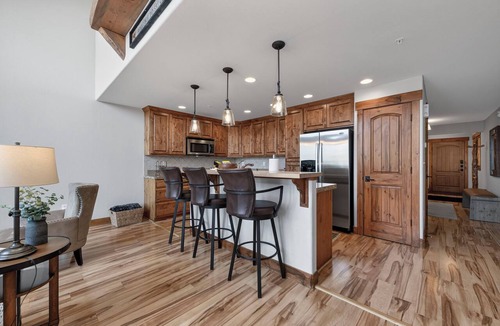 Fraser Condo | 3 bedroom, views from private deck, vaulted ceilings, spacious floor plan