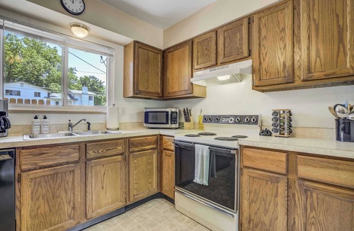 Central Colorado Springs House | Alder Row! Private Patio w Fire Pit & Workspaces