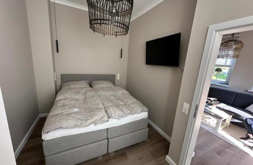 Vitzdorf Apartment | Alte Schule in Vitzdorf im Hamptons-Stil mit großer Terrasse und Strandkorb!