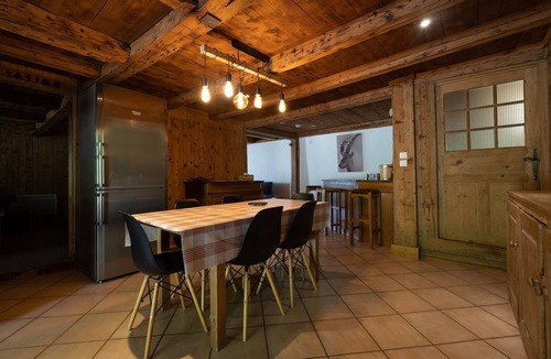 Saint-Gervais-les-Bains Apartment | Apartment 'Ferme de Faustine 2' with Mountain View, Shared Pool and Wi-Fi