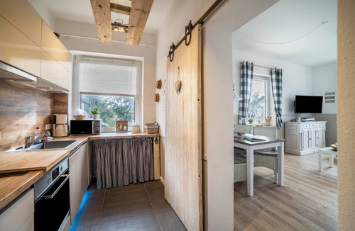 Hohegeiß Apartment | Apartment 'Harzperle Nr 6' with Mountain View, Balcony and Wi-Fi