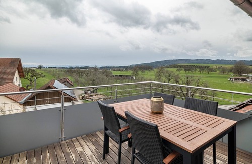 Horgenzell Apartment | Apartment 'View to Säntis' with Mountain View, Balcony and Wi-Fi