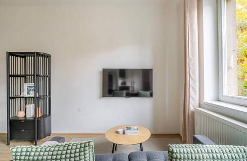 Smichov Apartment | Blueground | Anděl, view, nr Vltava River (PRG-80)