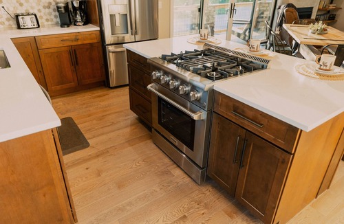 Grand Elk Ranch House | Book your summer trip! Hiking, biking, boating and shopping! Hot tub included!
