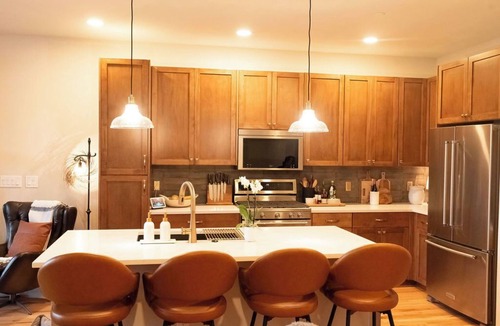 Rendezvous House | Brand New 4 bedroom luxury townhome, private hot tub, great views, 2 car garage
