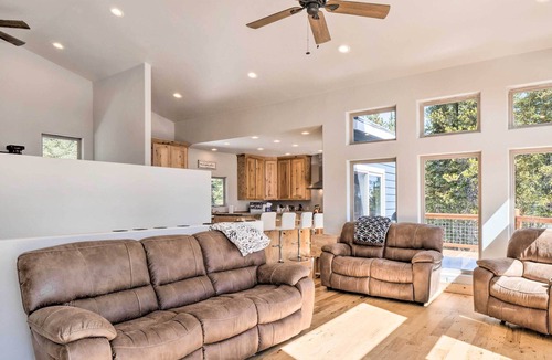 Valley of the Sun House | Bright Fairplay Gem with Loft, Deck + Mtn Views