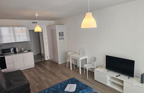 Prague 9 Apartment | Centre Design Suite O2 Arena - Parking - large glass balcony - big TV - Coffee, 24-7 Self Check-in