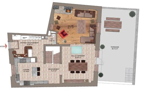 Le Raffort Ski Chalet | Chalet traditionnel avec jacuzzi, sauna et animaux admis - FR-1-566-23