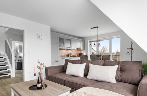 Westerdeichstrich Apartment | Coast 3 - 2 bedrooms, balcony with field view, shower room