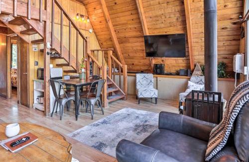 Arrowbear Lake House | Cozy A-Frame w/Hot Tub Near Arrowbear Lake!