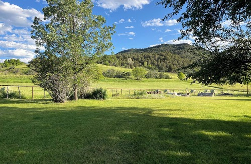 Collbran Cabin | Cozy Ranch Guest House - Mountain Views & Creekside Paradise