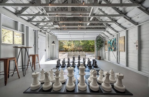 Broadmoor House | Creekside Firepit, Giant Chess, Outdoor Dining