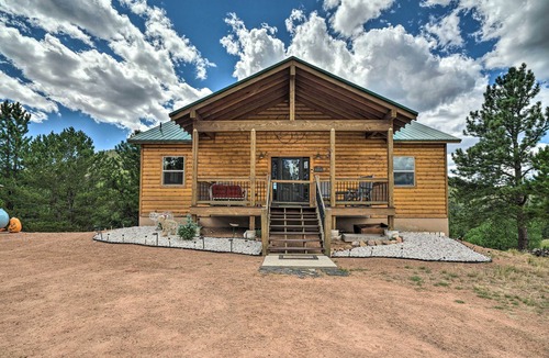 Cripple Creek House | Cripple Creek Mountain Getaway w/Hot Tub & Views!