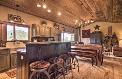 Cripple Creek House | Cripple Creek Mountain Getaway w/Hot Tub & Views!